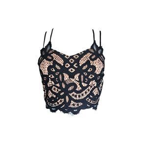 goth lace crop top
